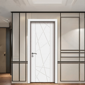 Moderno MDF y madera maciza PVC WPC venta al por mayor muebles de polímero compuesto Fabricante de puertas plegables para apartamento de diseño frontal - Product Image 3