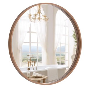 Teak Wood wooden <b>wall</b> <b>mirrors</b> OEM Custom Wholesale | Aqdus Saleem India - Product Image 2