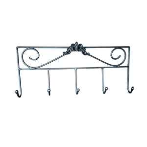 Riel de gancho de hierro con acabado en polvo, superventas, para decoración, para colgar ropa, organizador de dormitorio, organizador de baño - Product Image 4