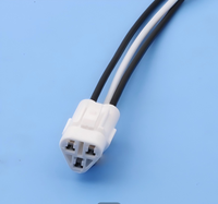 Connecteur de faisceau de câblage électrique automobile 3 voies mâle/femelle en cuivre/nylon avec pont de court-circuit, indice de protection IP67, 5A 12V