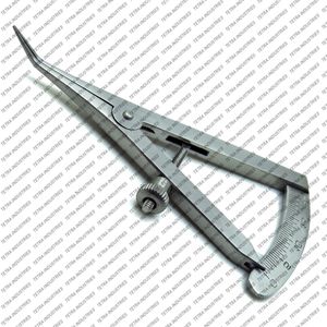 Calibrador Castroviejo Dental Premium de 0-20 mm, Angulado, 3.25 Pulgadas, Manual, de Acero Inoxidable, Instrumentos Quirúrgicos Oftalmológicos y Dentales - Product Image 6