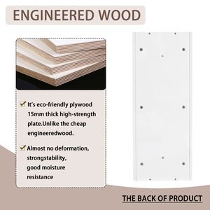 12\" Wall Mounted Bathroom Storage Rack <b>Float</b> Design with KD Packing for Shelves - Product Image 5