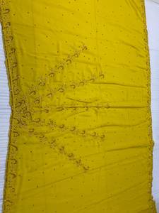 Hijab en Chiffon pour Femmes Musulmanes, Broderie de Pierres, Motif Floral Uni, Écharpe Quotidienne d'Hiver, 20 Couleurs, Haute Qualité, Respirant - Product Image 4
