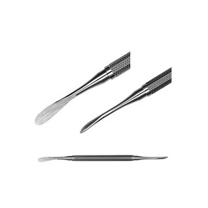 รากฟันเทียม # เครื่องมือยกกระดูกอ่อนแบบสองด้าน 9 มม. ขนาด 4.3 มม./8.4 มม. แบบใช้มือจับ ด้ามจับลายกันลื่น สีเงิน รุ่น DI-1IT - Product Image 1