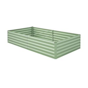 Factory Supply Raised Garden Bed Outdoor Corrugated Metal <b>Large</b> Planter <b>Box</b> for Commercial Farming and Urban Gardening GB003 - Product Image 1