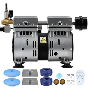 Sistema di Aerazione per Laghetto con Compressore d'Aria da 3/4 HP, 5.2 CFM, 2 Diffusori e Tubo Pesato da 200 Piedi per Laghi di 3 Acri - Product Image 1