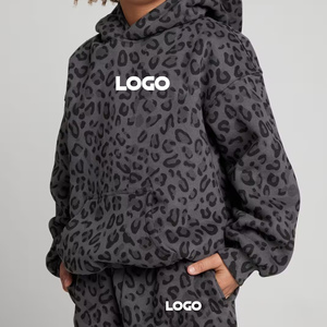 Nuevas Sudaderas con Capucha y Pantalones Deportivos para Niños con Estampado de Pantera 2026, de Algodón y Felpa, con Logotipo Personalizado, Ropa Casual para Niños, Todas las Tallas, Sudaderas Extra Grandes - Product Image 1