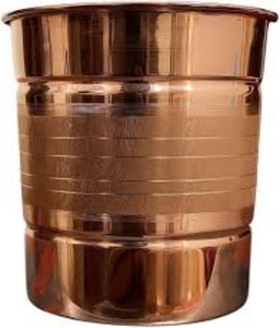 Food Safe Copper Glass Tumbler Certified Ayurvedic Drinking Water Cup Premium Metal <b>Drinkware</b> Export Supplier - Product Image 5