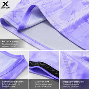 Débardeurs de sport pour femmes X Sports City, imprimés par sublimation, séchage rapide, tricotés, col rond, longueur normale, ODM OEM - Product Image 3