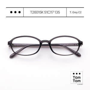Tam Tam Oval Full Rim <b>Eyeglasses</b> Acrylic Lenses Anti-Blue Light Full-Rim Eyewear <b>Frames</b> High Durability Lightweight Excellent - Product Image 2
