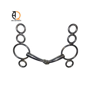 Bocado Profesional para Caballo de Acero Inoxidable con Anillo Suelto, Equipo de Entrenamiento para Caballos, Actividades Ecuestres - Product Image 5