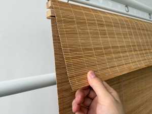 ฉากกั้นห้องทำมือจากไม้ไผ่ สำหรับระเบียง ทางเดิน ห้องซักผ้า เป็นมิตรกับสิ่งแวดล้อม ฉากกั้นห้องแบบธรรมชาติ ผลิตจากไม้ไผ่สาน รับผลิตตามแบบ (OEM) - Product Image 2