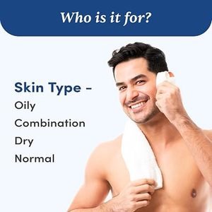 Nettoyant visage pour homme, formule à base de plantes, pour un soin quotidien, solution éclaircissante, nettoyant rafraîchissant, soin doux pour la peau. - Product Image 4