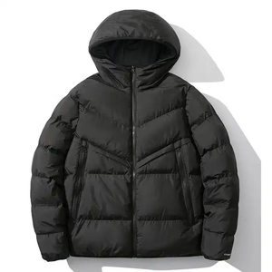 Chaqueta Acolchada para Hombre, Amarilla y Negra, Invierno, Casual, Gruesa, Relleno de Poliéster, Transpirable, Ecológica, Resistente al Viento, Cierre de Cremallera - Product Image 4