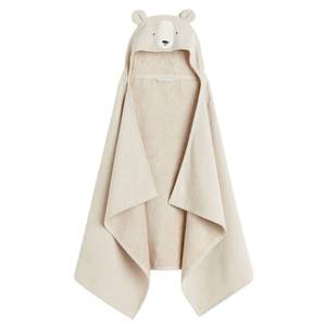 Toalla con Capucha para Bebé de Bambú y Algodón Orgánico de Fábrica, Suave y Absorbente, Envoltura para Baño de Bebé, Venta al Por Mayor OEM - Product Image 3