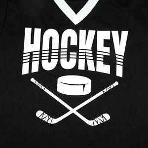 เสื้อและกางเกงฮอกกี้น้ำแข็งแบบยูนิเซ็กซ์ โพลีเอสเตอร์ 100% แห้งเร็ว ระบายอากาศได้ดี ชุดกีฬาแบบซับลิเมชั่น - Product Image 4