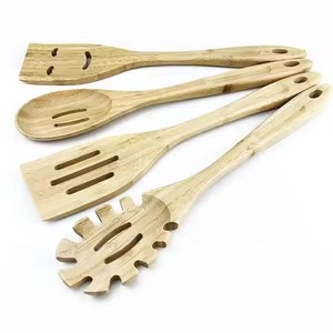 Cuchara de Servir Multiusos de Madera Natural, Utensilio de Cocina para Mezclar y Servir, Herramienta de Cocina Duradera - Product Image 3