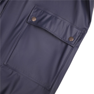 Hotselling Outdoor Long Horse Riding Raincoat Waterproof PU Rain Coat Hooded Rain <b>Jacket</b> for Men - Product Image 4