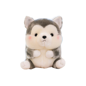 Lindo Peluche de Husky, Almohada Suave de Peluche de 31cm-50cm, Cojín Decorativo Unisex para Niños y el Hogar - Product Image 1
