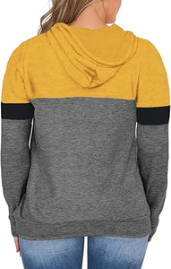 Women's Stylish <b>Long</b> <b>Hoodie</b> Solid Color Heavy Fleece Sweatshirt Warm Winter Pullover Oversized Casual Streetwear 2026 - Product Image 2