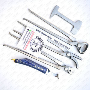 Luxe 14 pouces Farrier Horse Clincher Nail Puller Sabot Couteau Personnalisé Branding Bas Prix Vétérinaire Cheval Sabot Soins Outils - Product Image 2