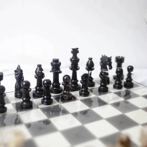 ILAHI's Eco-Friendly Rustic Polished Rectangle <b>Chess</b> <b>Board</b> Game 100% Handmade Pure Wood Animal/Love Style Customized Size <b>Chess</b> - Product Image 1