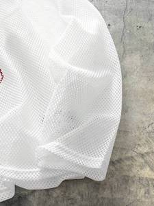 Vintage American Football Jersey White Mesh Long Sleeve Oversized Fashion Top <b>Hip</b> Hop Streetwear Custom Graphic Manufacturer - Product Image 4