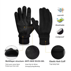 Guantes de Invierno Personalizados con Logotipo, Tejidos, Gruesos, Resistentes al Viento y al Frío, para Adultos, Talla Grande, para Uso Diario - Product Image 5