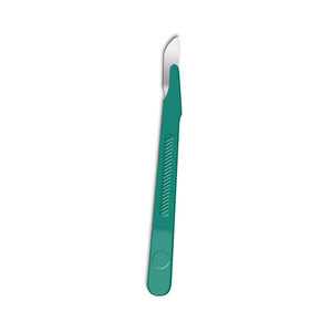 Manche de scalpel chirurgical n°4 en acier inoxydable, manche de couteau manuel pour chirurgie générale, instrument de classe I certifié CE - Product Image 3