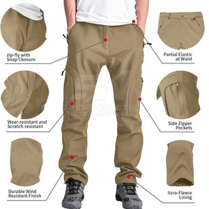 Vêtements de randonnée haut de gamme pour l'extérieur, design confortable et flexible, pantalon softshell pour une utilisation active en extérieur, pantalon softshell - Product Image 3