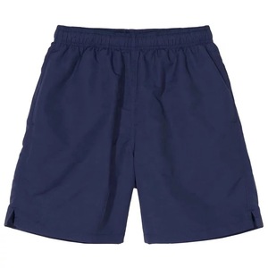Pantalones cortos deportivos de color negro para hombre, pantalones cortos de verano personalizados de color sólido, pantalones cortos de baño de secado rápido para hombre - Product Image 5