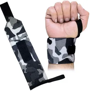 专业举重运动护腕包装健身房腕部拇指支撑带包裹绷带健身训练安全手乐队