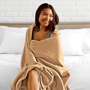 Manta de Forro Polar para Invierno Suave, Ligera, Cálida y Transpirable, Manta Doble para Cama, Edredón Acogedor para el Hogar y Viajes, 90x90 Pulgadas - Product Image 2