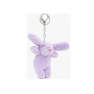 Pendentif en peluche lapin mignon Miokkley, mini charme lapin, sac à dos unisexe, sac à main, coton, cadeau, porte-clés de fête - Product Image 1