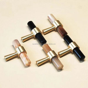 Poignée de porte en forme de T, bouton de porte en corne, décoration animale exquise, quincaillerie décorative unique d'Inde - Product Image 3