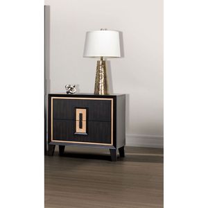 Mesita de Noche Contemporánea de Madera con Cajón y Tirador, Mueble de Dormitorio, 1 Pieza - Product Image 5