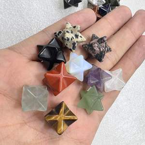 Piedras mezcladas de ágata de la mejor calidad, Merkaba Star, venta al por mayor, Crystal Crafts, Merkaba Star, compra de AAMEENA AGATE - Product Image 1
