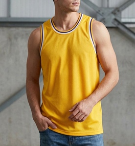 Custom Sleeveless Mesh <b>Basketball</b> Jersey 100 Percent Polyester Athletic Team Tank <b>Top</b> Embroidered Wholesale OEM ODM Manufacturer - Product Image 2
