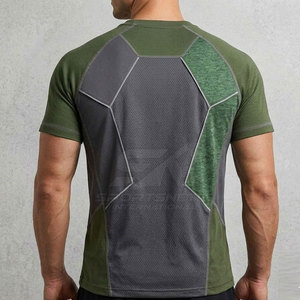 เสื้อยืดออกกำลังกายผู้ชาย ผ้าแห้งเร็ว ระบายอากาศได้ดี เหมาะสำหรับออกกำลังกาย วิ่ง และฝึกซ้อม - Product Image 4