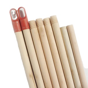 Long bâton en bois avec tête de vadrouille en plastique pour usage domestique Matériel de nettoyage ménager pour balais - Product Image 3