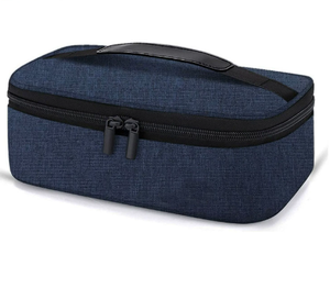 Mini Lunchbox Portable Cooler Bags Cotton Material Insulated Lunch Box Design with Zipper Closure and Top Handle - Product Image 6