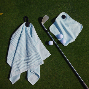 Wholesale Jacquard Printed Striped 100% Cotton Golf Towels Top Trending Product Custom Logo Golf Towel In Low MOQ - Product Image 3