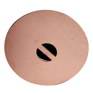 Bouclier rond en bois fait main, style artisanal simple, pour événements scéniques, spectacles, décoration murale et collection - Product Image 2