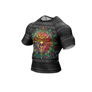 Rashguard de haute qualité personnalisé imprimé par sublimation pour MMA, BJJ, Muay Thai, respirant, séchage rapide, anti-UV, anti-bactérien - Product Image 6