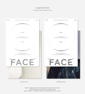 Album CD coréen de K-Pop Jimin Face Standard Edition avec photocard, carte postale et 1 photobook aléatoire BTS - Product Image 4