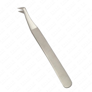 Silver Stainless Steel Russian Volume Eyelash Extension Tweezers Precision Pointed Tip Lash <b>Tool</b> with Custom Label - Product Image 2