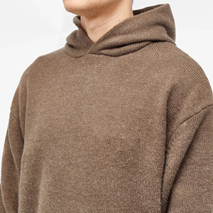 Fabricantes OEM de Cárdigans Personalizados al por Mayor, Sudaderas con Capucha de Mohair para Hombre, Suéteres de Punto Grueso para Invierno, Sudadera con Capucha de Mohair Extra Grande - Product Image 5