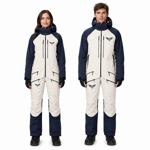 Traje de Esquí Impermeable Unisex, Conjunto de Chaqueta y Pantalones para Snowboard, Ropa de Nieve Térmica a Prueba de Viento para Hombres y Mujeres - Product Image 4