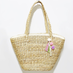 Bolso de Mano Abierto Hecho a Mano en Vietnam con Jacinto de Agua, Marca Artex Dong Thap, Gran Venta - Product Image 2