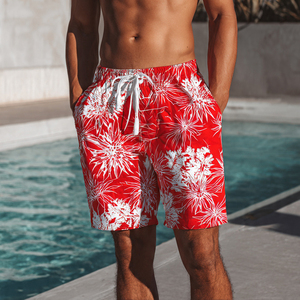 Customize Sublimation Swimming Shorts <b>Men's</b> Quick-Drying Beach Shorts Breathable Board Shorts and Swim <b>Trunks</b> - Product Image 4